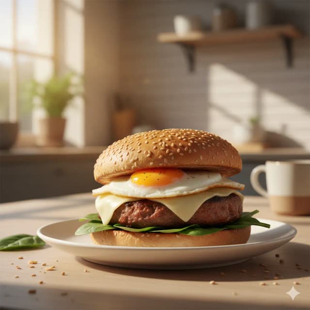 Power Breakfast Burger